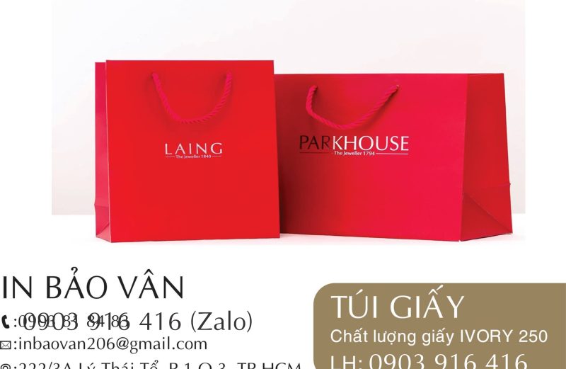 In Túi Xách Giấy – Paper Bag