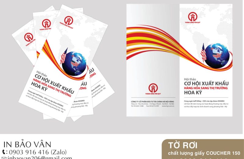 In Tờ rơi – Tờ Gấp